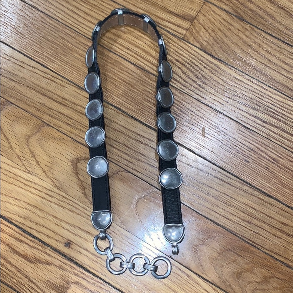 DKNY petite small  leather belt with accents